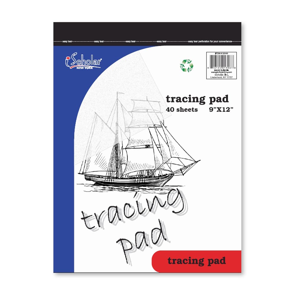 Tracing Tablet 9" x 12" 40 Sheets 32040