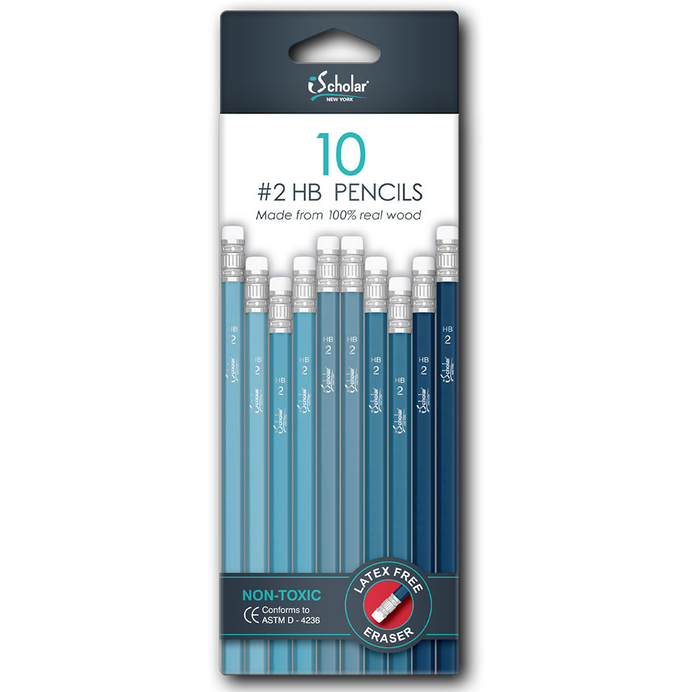 10 Pack Color Barrel #2 Pencils 33010