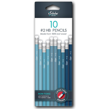 10 Pack Color Barrel #2 Pencils 33010