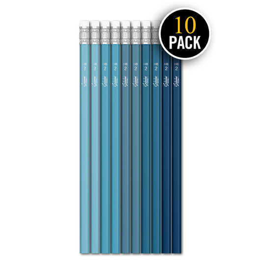 10 Pack Color Barrel #2 Pencils 33010