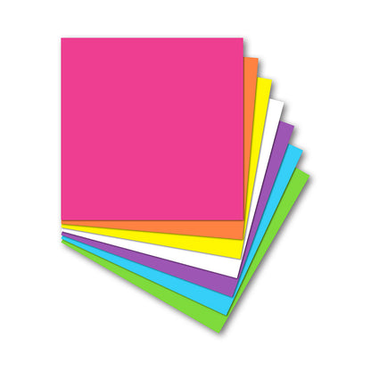 iQ BOLD Neon Cube Sticky Notes 3 x 3in 400 Sheets 34003