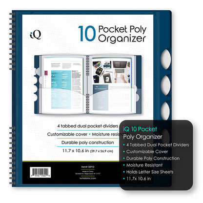 10 Pocket Poly Organizer 35910