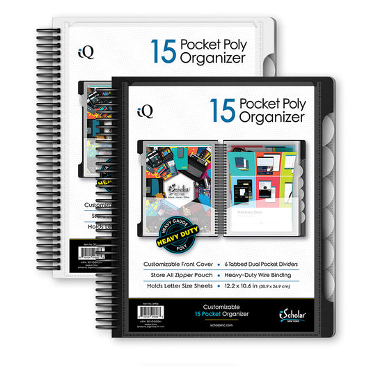 iQ 15 Pocket Poly Organizer 39906