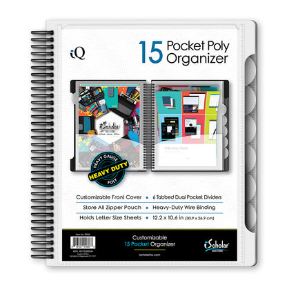 iQ 15 Pocket Poly Organizer 39906