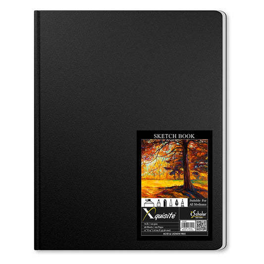 Xquisite Premium Hardbound Sketch Book 14" x 11" 70lb Paper 96 Sheets 40140