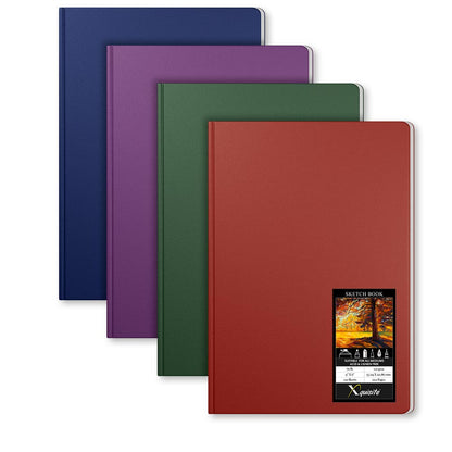 Xquisite Premium Hardbound Sketch Book 6" x 4" 70lb Paper 112 Sheets 40460