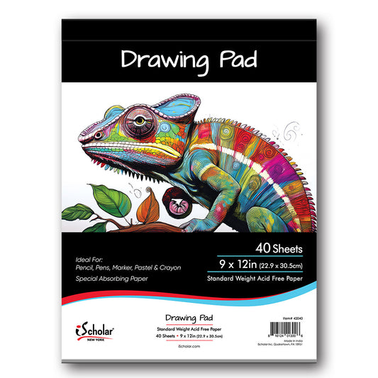 Drawing Pad 9" x 12" 40 Sheets 42040