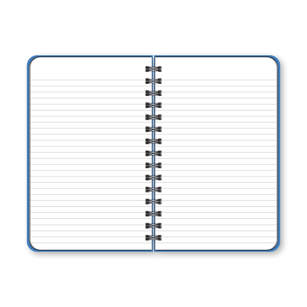 iQ BOLD Hidden Wire Notebook Narrow Ruled 9" x 7"  120 Sheets 50790