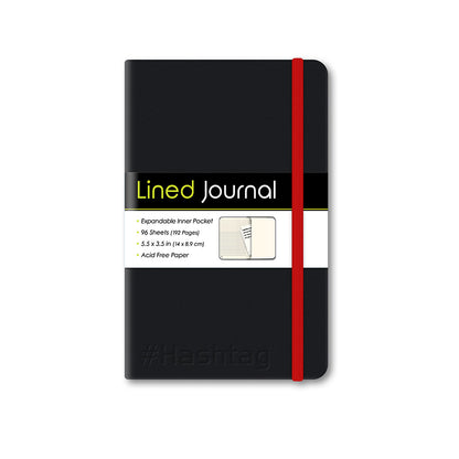 #Hashtag PU Journal College Ruled 5.5" x 3.5" 96 Sheets 52035