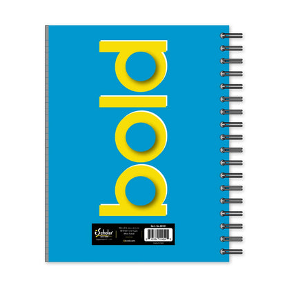 iQ BOLD 1 Subject Notebook Wide Ruled 10.5 x 8in 80 Sheets 52101