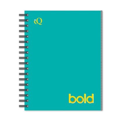 iQ BOLD 1 Subject Notebook Wide Ruled 10.5 x 8in 80 Sheets 52101