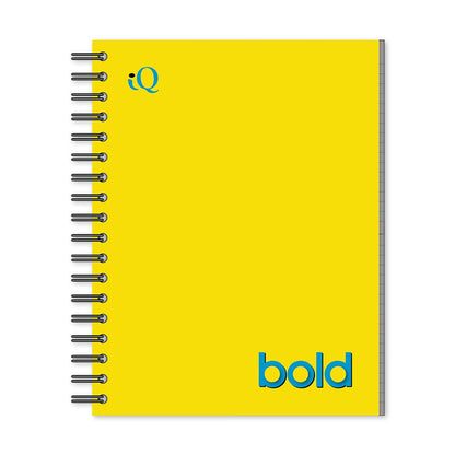 iQ BOLD 1 Subject Notebook Wide Ruled 10.5 x 8in 80 Sheets 52101