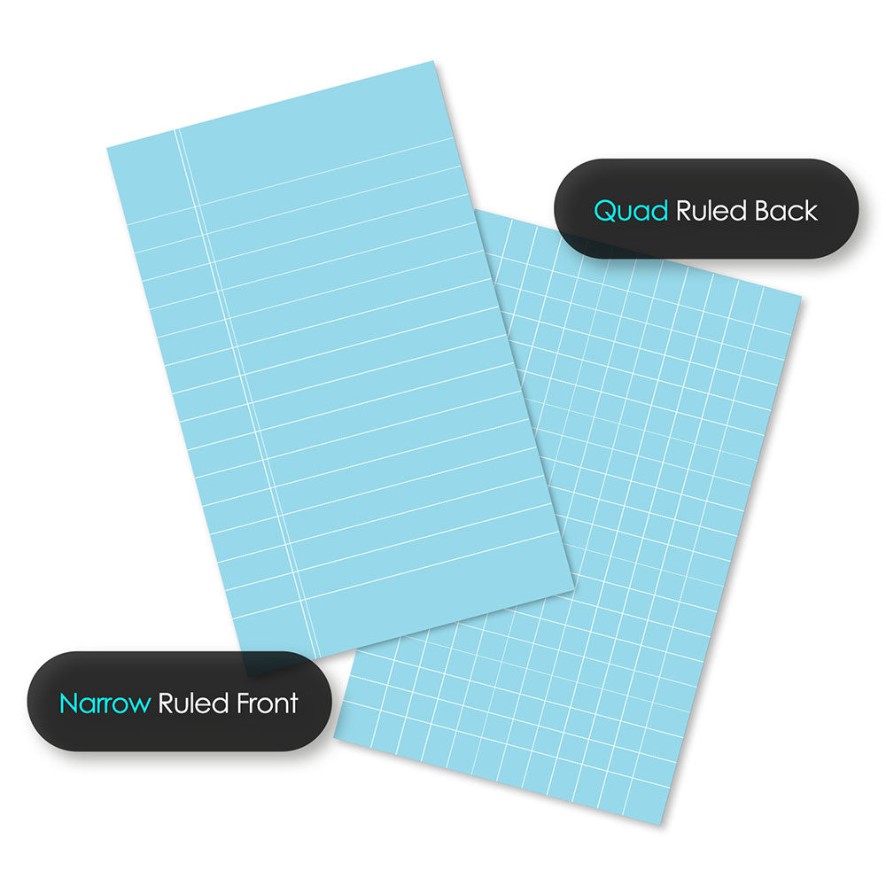 3 Pack iQ Pastel Mini Writing Pads 3 x 5in 150 Sheets 53513