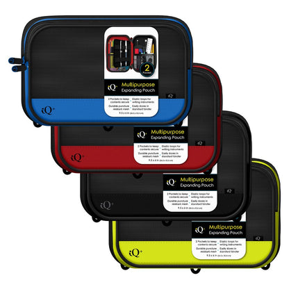 iQ+ 2 Pocket Expandable Binder Pouch with Pen Holder 55030