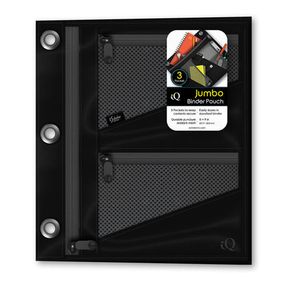 iQ+ 3 Pocket Large Expandable Binder Pouch 55035