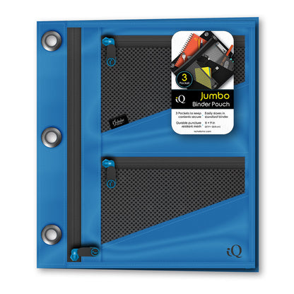 iQ+ 3 Pocket Large Expandable Binder Pouch 55035