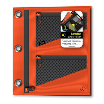 iQ+ 3 Pocket Large Expandable Binder Pouch 55035