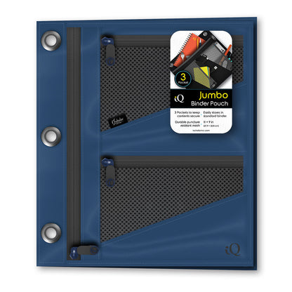 iQ+ 3 Pocket Large Expandable Binder Pouch 55035