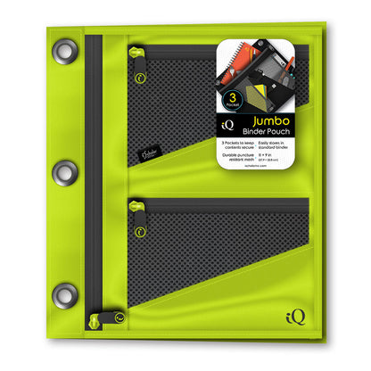 iQ+ 3 Pocket Large Expandable Binder Pouch 55035