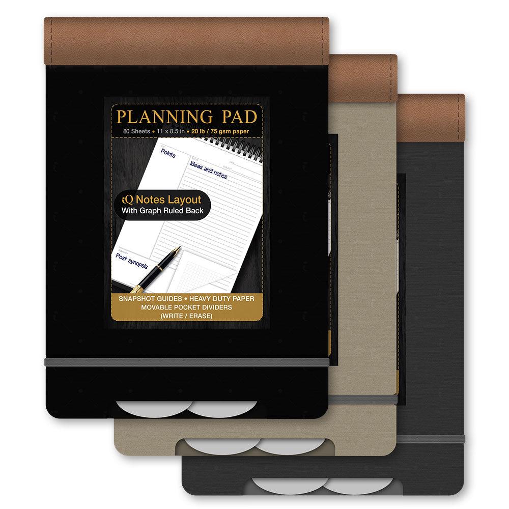 iQ Pro Planning Pad iQ Notes - Graph Ruled 8.5 x 11in 80 Sheets 56110