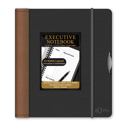 iQ Pro Executive Notebook iQ Notes 11 x 9in 100 Sheets 56902