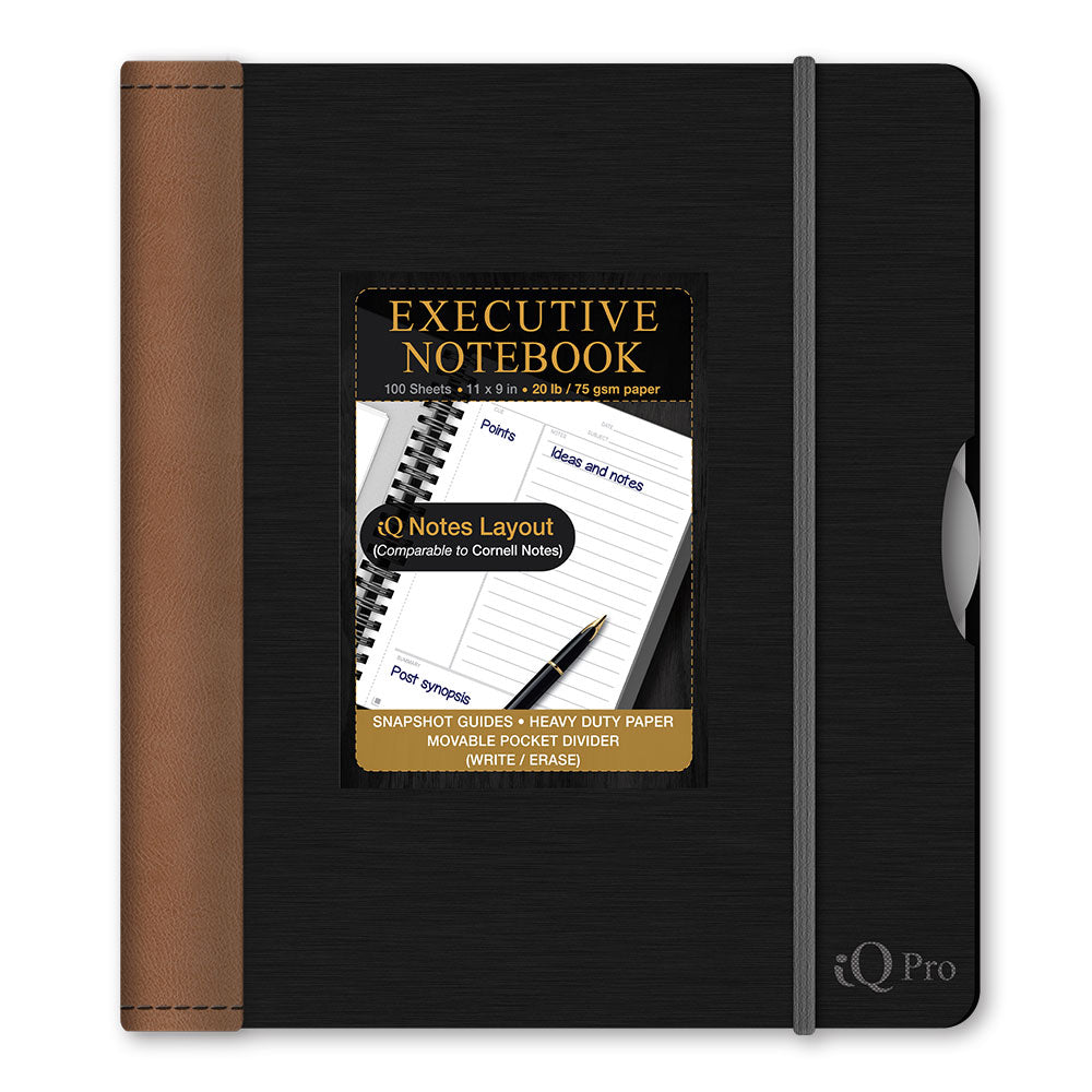 iQ Pro Executive Notebook iQ Notes 11 x 9in 100 Sheets 56902