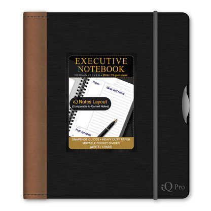 iQ Pro Executive Notebook iQ Notes 11 x 9in 100 Sheets 56902
