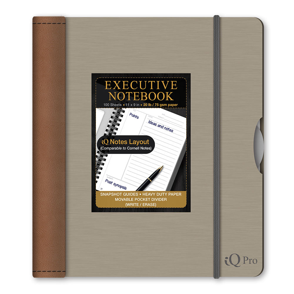 iQ Pro Executive Notebook iQ Notes 11 x 9in 100 Sheets 56902