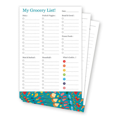 iQ Grocery List Pad 5 x 8in 50 Sheets 57050