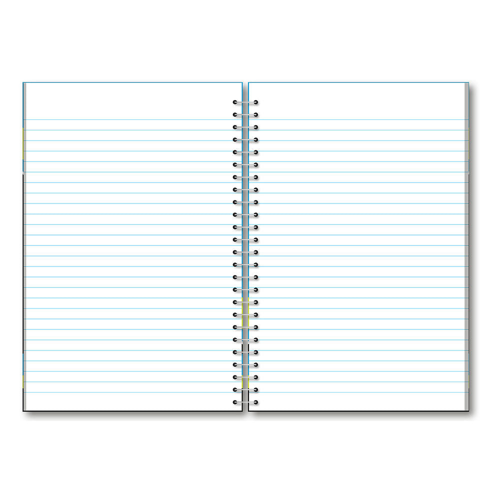 1 Subject Wirebound Notebook College Ruled 8.5 x 5.75in 100 Sheets 57575