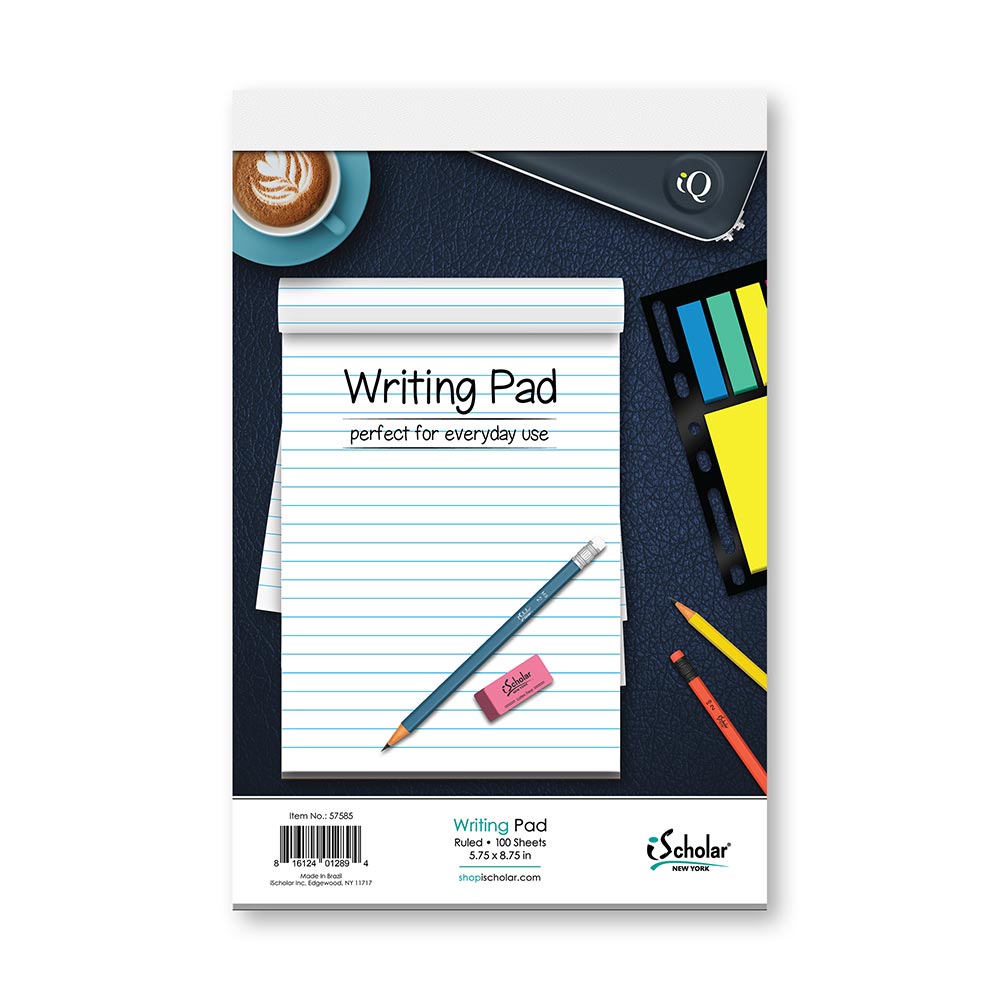 Writing Tablet Ruled 5.75 x 8.75in 100 Sheets 57585
