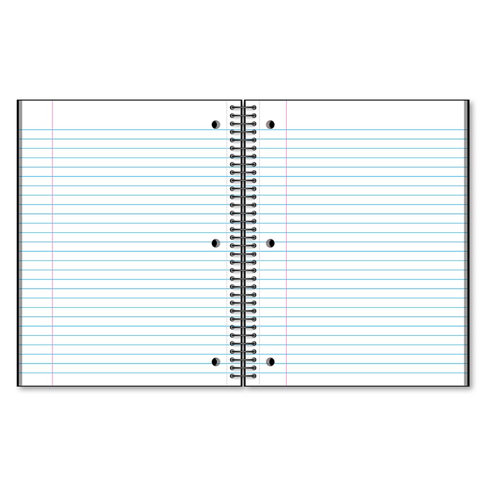 1 Subject Poly Notebook Wide Ruled 10.5" x 8" 70 Sheets 57801