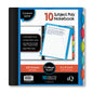 iQ+ Premium 10 Subject Poly Notebook College Ruled  11 x 9in 250 Sheets 58900