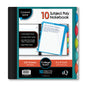iQ+ Premium 10 Subject Poly Notebook College Ruled  11 x 9in 250 Sheets 58900