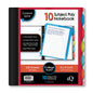 iQ+ Premium 10 Subject Poly Notebook College Ruled  11 x 9in 250 Sheets 58900