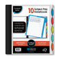 iQ+ Premium 10 Subject Poly Notebook College Ruled  11 x 9in 250 Sheets 58900