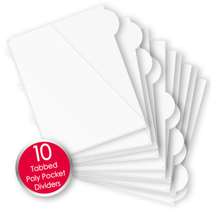 iQ+ Premium 10 Subject Poly Notebook College Ruled  11 x 9in 250 Sheets 58913