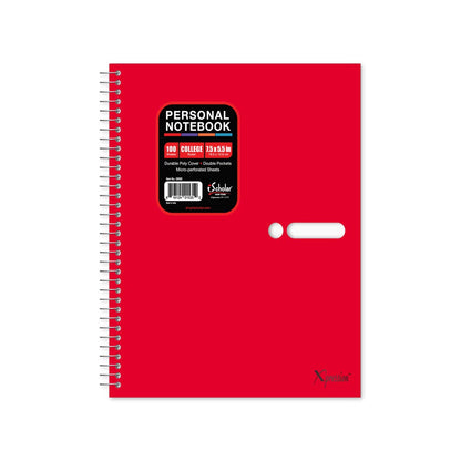 Personal Poly Notebook College Ruled 7.5" x 5.5"  100 Sheets 59502