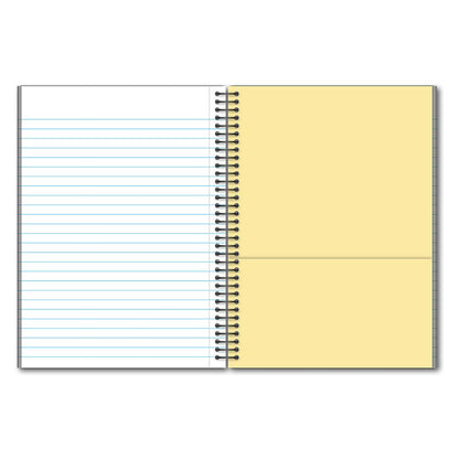 3 Subject Poly Notebook College Ruled 8.3" x 6" 120 Sheets 59604