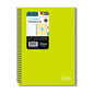 3 Subject Poly Notebook College Ruled 8.3" x 6" 120 Sheets 59604