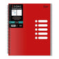 5 Subject Poly Notebook College Ruled 11" x 9" 200 Sheets 59716