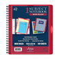 iQ Premium 1 Subject Poly Notebook Wide Ruled 10.5 x 8.5in 100 Sheets 59901