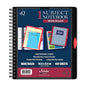 iQ Premium 1 Subject Poly Notebook Wide Ruled 10.5 x 8.5in 100 Sheets 59901