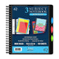 iQ Premium 3 Subject Poly Notebook Wide Ruled 10.5 x 8.5in 150 Sheets 59903