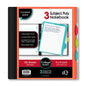 iQ+ Premium 3 Subject Poly Notebook College Ruled  11 x 9in 150 Sheets 59904