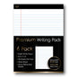6 Pack iQ+ Premium Writing Pad White 8.5 x 11in 300 Sheets 68106