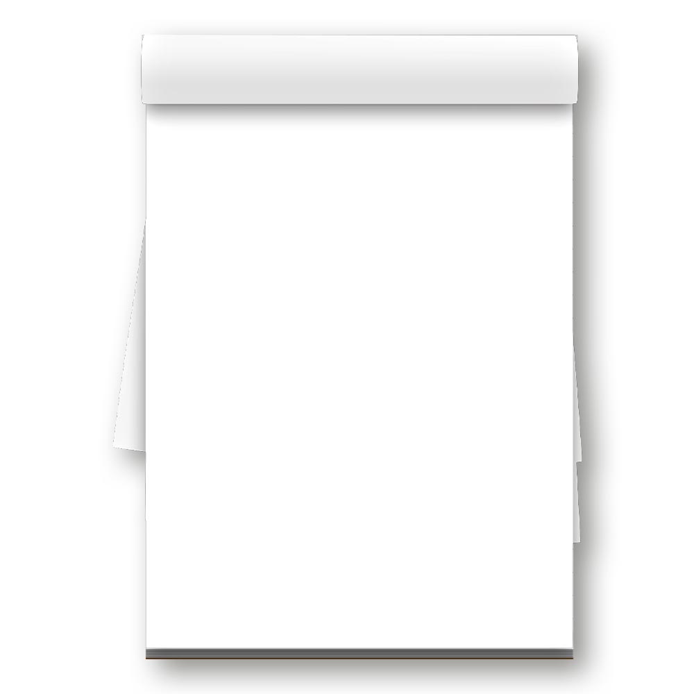 Writing Pad Unruled 6 x 9in 100 Sheets 69100