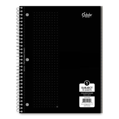 1 Subject Wirebound Notebook College Ruled 10.5 x 8in 70 Sheets  78102
