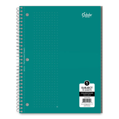 1 Subject Wirebound Notebook College Ruled 10.5 x 8in 70 Sheets  78102