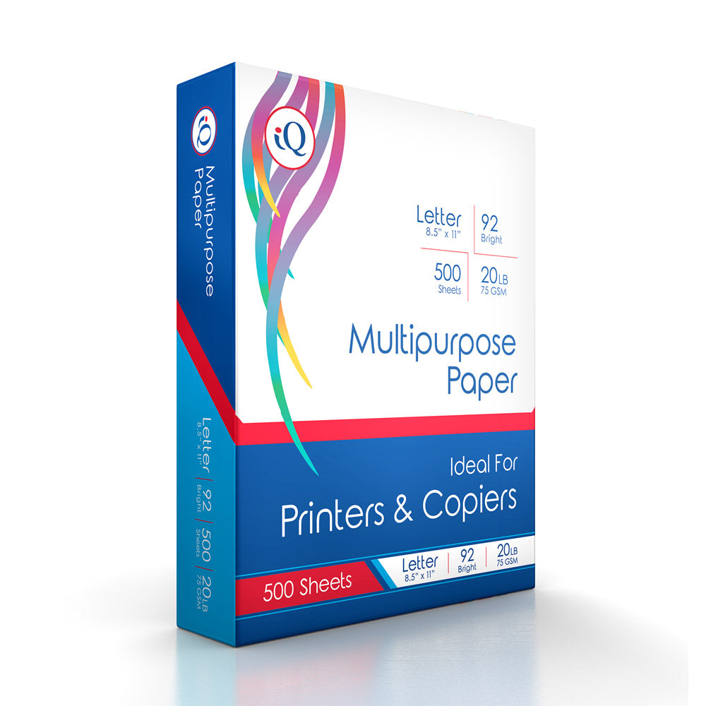 iQ Multipurpose Paper Pallet 8.5 x 11in 400 Reams 200,000 Sheets 80500
